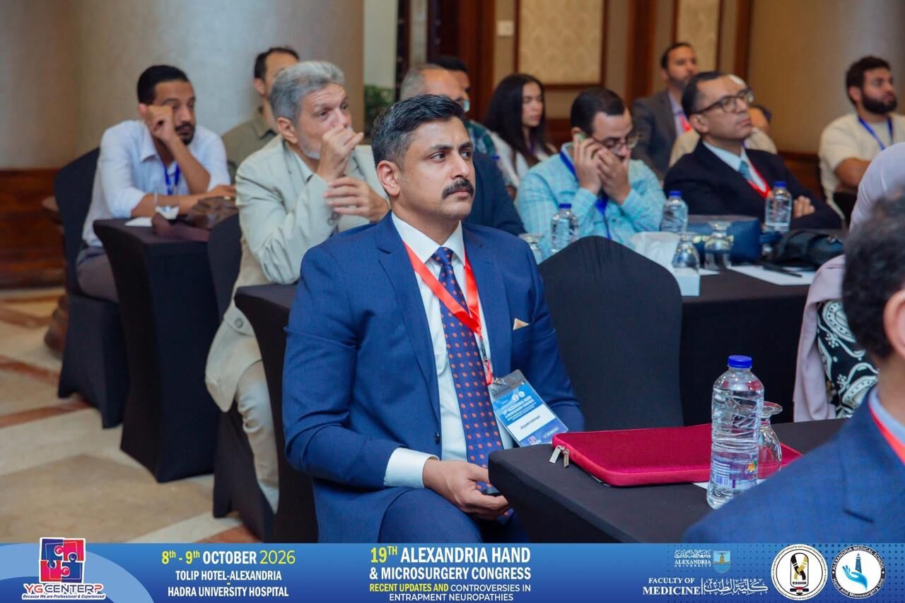 Dr. Jayakrishnan Kurup Attends the 19th Alexandria Hand & Microsurgery Congress 2026